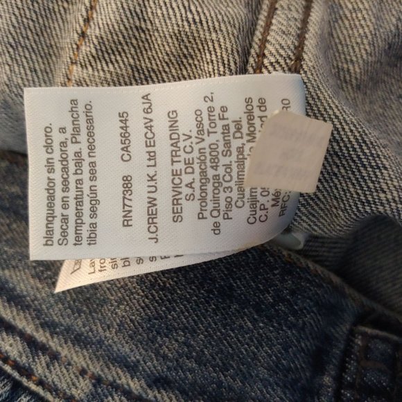 J. Crew medium wash jean jacket Medium - Picture 9 of 9